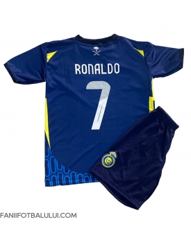Al-Nassr Cristiano Ronaldo #7 Echipament de Fotbal Replică 2024-25 Copii Deplasare (+ Șorturi)